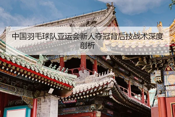 中国羽毛球队亚运会新人夺冠背后技战术深度剖析